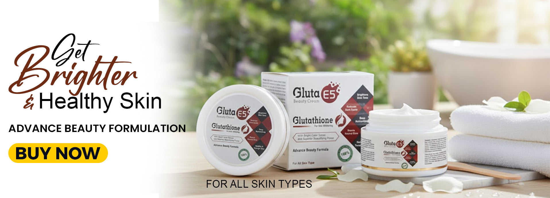 Gluta E5 Cream Skin Brightening & Glow Formula | Order Now Gluta e5 Gluta E5 Cream Skin Brightening & Glow Formula | Order Now Gluta e5