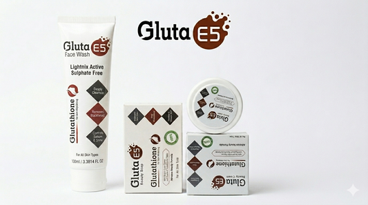 Daily Glow Routine | Gluta E5 Cream, Gluta E5 Soap & Gluta E5 Facewash