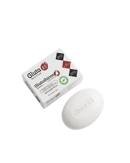 Gluta E5 Soap & Serum Bundle | Glutathione Skin Whitening & Brightening Set