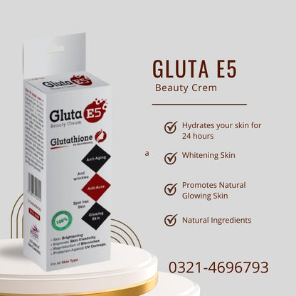 Gluta E5 Beauty Cream