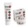 Gluta E5 Cream & Face Wash Bundle | Glutathione Skin Whitening & Brightening Set