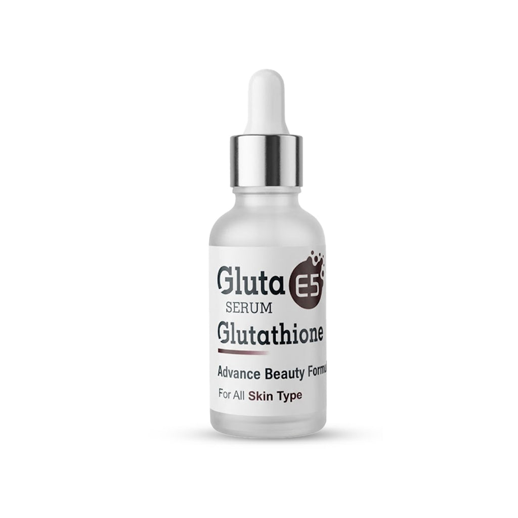 Gluta E5 Face Wash & Serum Bundle | Glutathione Skin Whitening & Brightening Set