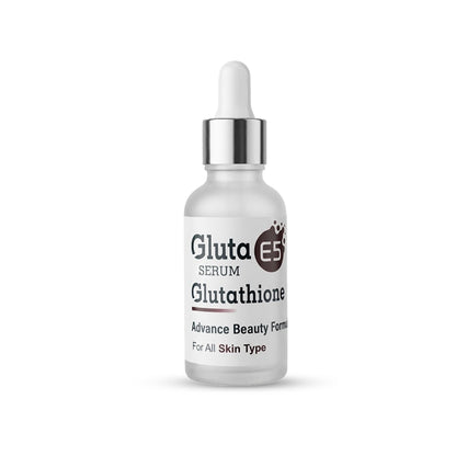 Gluta E5 Cream & Serum Bundle | Glutathione Skin Whitening & Brightening Set